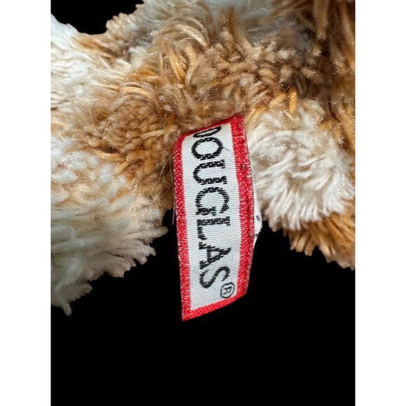 Douglas Plush Dog Toy Brown & White Floppy Stuffed Animal 8" Long Soft & Cuddly - Picture 2 of 8